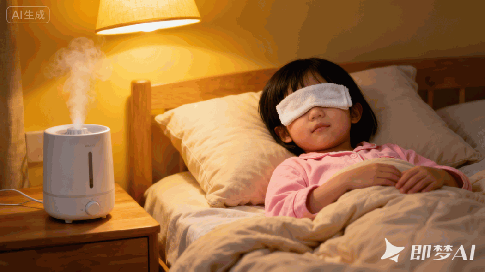 秋冬孩子频繁眨眼，警惕可能是干眼！
